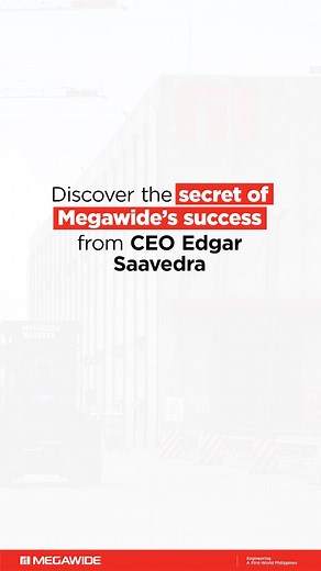 Step into the visionary leadership of Megawide Chairman and CEO Edgar Saavedra. His humble beginning as a "bodegero" serves as inspiration for aspiring entrepreneurs, proving that anyone can create a thriving business if your passion is deeply aligned with your mission 🇵🇭 #FirstWorldPH #Megawide #ESA | Megawide