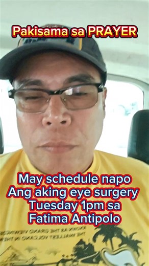210 reactions · 12 shares | NAKA SCHEDULE NAPO ANG AKING EYE SURGERY SA TUESDAY 1PM. Sana nga ay walang ibang problema sa aking mata para mabilis ang recovery. Salamat sa inyong mga prayer. #pagaralanatin #health #healthyliving #healthcare #healthyfood #healthiswealth #spiritualawakening | Johnson Llamas Amican | Facebook