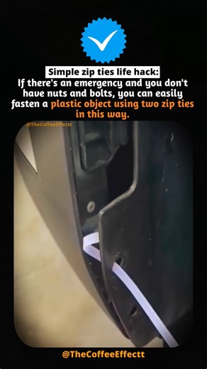 Simple Zip-Tie Life Hack | Emergency Fix Made Easy