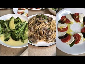 סדנת בישול איטלקית - סרטון הדרכה מלא עם מתכונים לפסטה שמנת פטריות, פולנטה עם ירוקים וסלט קפרזה