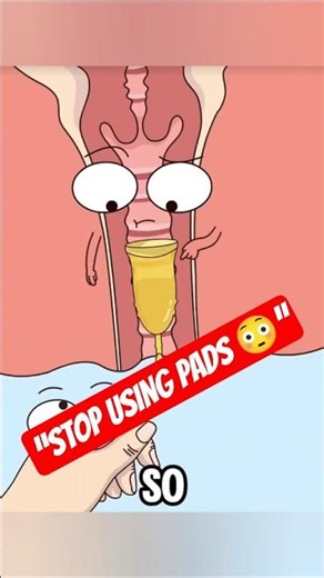 “Stop Using Pads… Try This Instead 👀”#animation #health #shorts #shortsfeed
