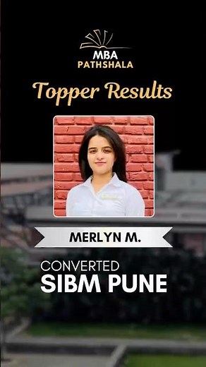 Merlyn Converts SIBM Pune Being a Non-Engineer #snapexam #mbapathshala