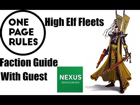 High Elf Fleets Faction Guide with Nexus Wargaming- OPR Grimdark Future