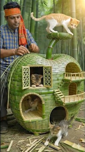 This Bamboo Cat House Took My Breath Away 🇧🇩🐱