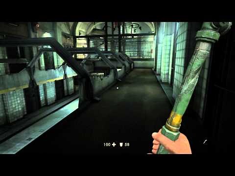 Wolfenstein The Old Blood - Chap 1 Prison: Avoid the Panzerhund (Giant Robot Dog) Gameplay Sequence