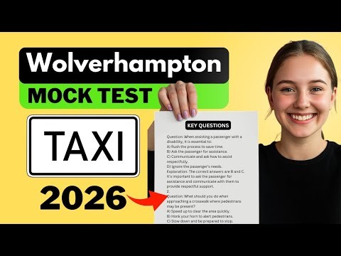Wolverhampton Taxi Test Questions & Answers | 28-Question Mock Exam