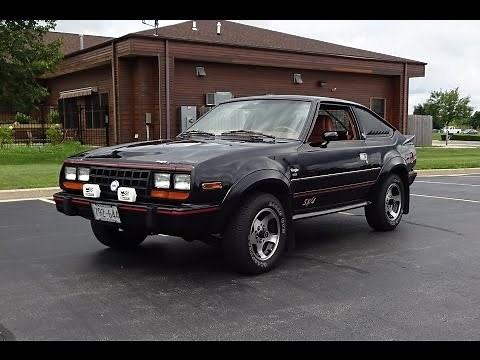 1983 AMC Eagle Sport SX/4 4x4 Car in Black Paint & Engine Start on My Car Story with Lou Costabile