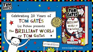 6 comments | Celebrating 10 Tremendous Years of TOM GATES amazing author and illustrator Liz Pichon is reading an exciting extract from each of her 18 books! Today’s film is THE BRILLIANT WORLD OF TOM GATES! Look out for a glimpse of Liz’s first ever homemade Tom Diary at the end too! Watch them all: https://bookfairs.scholastic.co.uk/chapter-one/liz-pichon/ Perfect to entertain the kids! #TomGates10 | Scholastic UK | Facebook