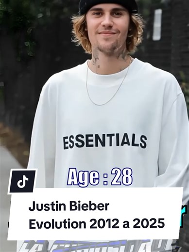 Justin Bieber Evolution: From 2012 to 2025