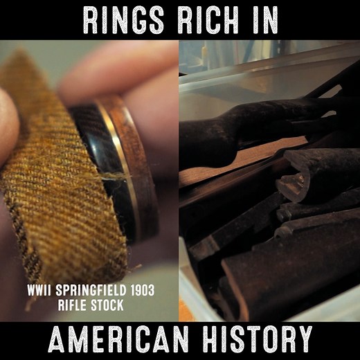 At Rustic & Main, we create wedding rings from historic woods and other unique materials. Your ring from Rustic & Main will tell a unique story that is specific to you. It will be one of a kind and unlike any ring you’ve ever seen. > rusticandmain.com | Rustic & Main