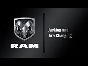 Jacking and Tire Changing | How To | 2021 Ram ProMaster