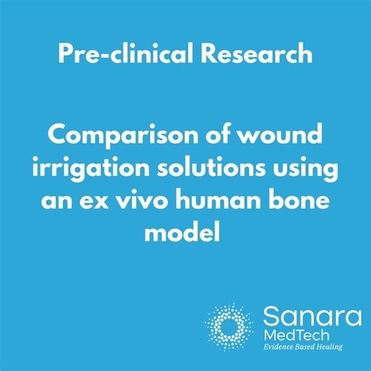 Sanara Medtech on Instagram: "How do the current wound irrigation solutions stack up against each other using an ex vivo human bone model? Dr. David Rodriguez, Associate Professor, Orthopedic Surgery at University of Texas Health, Houston, presents findings from the Comparison of Wound Irrigation Solutions Using an Ex vivo Human Bone Model Study. Click on the link below for the full medical education video. https://sanaramedtech.com/blog/comparison-of-wound-irrigation-solutions-using-an-ex-vivo-