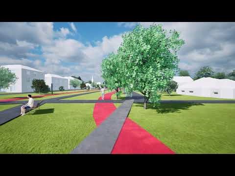 Budapest, XX. kerület meglévő rekortán pálya bővítése látványterv 02