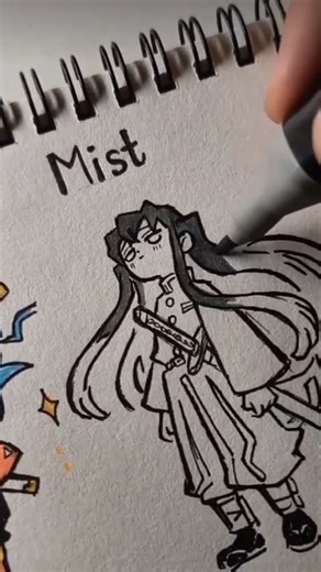 draw anime with (electric, mist, love)