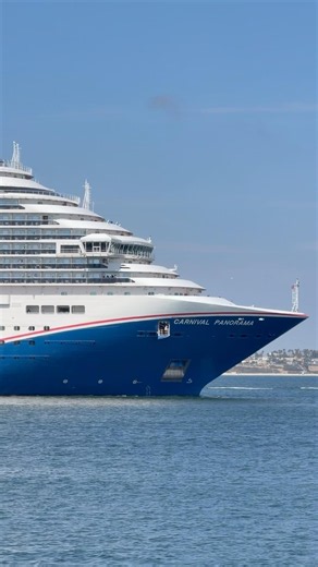 Carnival Panorama in Long Beach Harbor #cruiseship #CarnivalPanorama #carnivalcruiseline