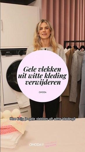 How to: gele vlekken uit witte kleding verwijderen
