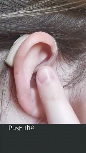 How to insert your hearing aid in your ear - #hearingaids #hearingaidmachine
