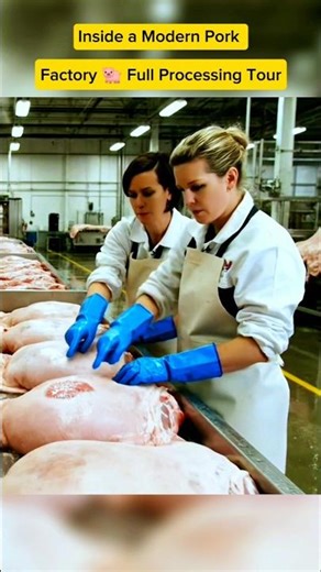 Inside Pork Factory 🐖 | Ham & Sausage Making Process (Full Process)