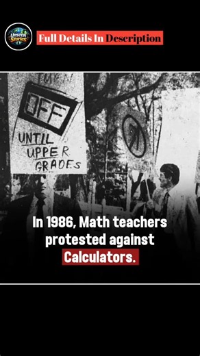 Calculators Were Once Seen as a Threat to Learning 🧮📖#SchoolLife #Education #History