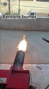 bentone diesel burner flame