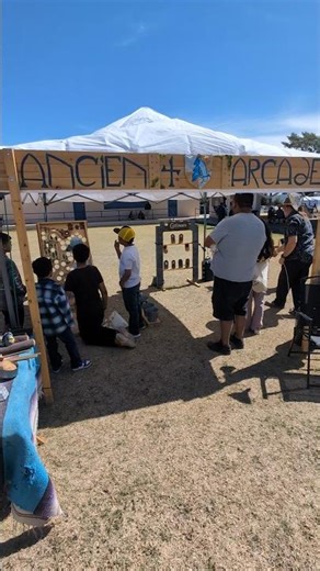 Ancient Arcade Booth at the Cotton Days Fair #ancientarcade #oldgames #coolgames