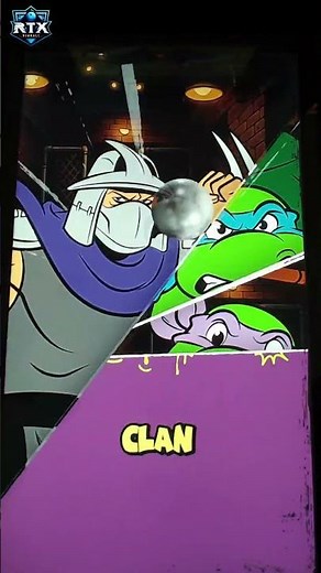 Atgames Pinball HDP TMNT Attract mode!