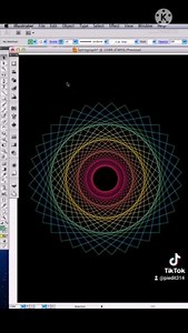 SPIROGRAPH IN ADOBE ILLUSTRATOR | Shorts #shorts #illustrator #design