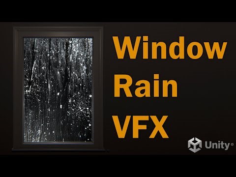 Window Rain VFX for the Unity and Unreal game engines