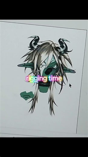 I used clipstudio, live 2d cubism and vtuber studio #dndoc #vtubermodel #vtuber #ocart