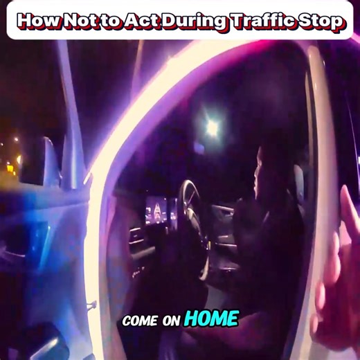 How Not to Act During Traffic Stop - Cops #police #audits #crime #officer #dashcam | 3 Reels Viral