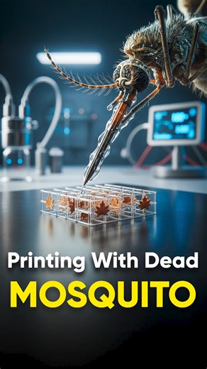 Science First on Instagram: "Dead mosquitoes are the future of 3D printing. 🦟🧬 Scientists are now using mosquito mouthparts as high-precision 3D printer nozzles. At only 20 micrometers wide, these "bio-nozzles" are 100x cheaper than medical-grade glass and perfect for printing living tissue and artificial veins. Nature’s engineering is officially beating our best machines. 🤯 Genius or creepy? Let us know below! 👇 #3dprinting #bioprinting #futuretech #sciencefacts #engineering #innovation #bi