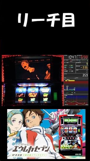 【#エウレカ】チェリーリーチ目最高だよね【#パチスロ】【初代エウレカ】【#エウレカセブン】【#実況】