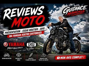 Yamaha XSR 700 (2024) : Présentation & Test Roulant de ma moto !