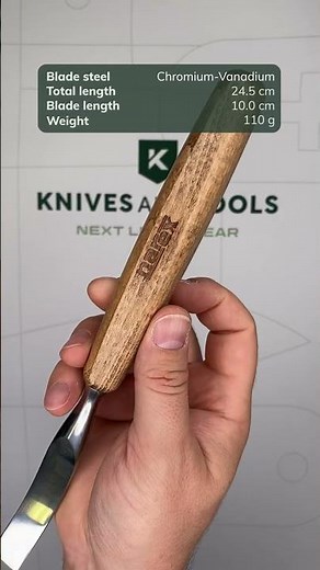 Narex PROFI Bent Carving Chisel Profile 1, 827116, bent flat gouge, 16 mm