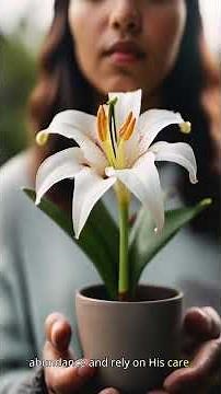 Biblical Wisdom for Consider the Lilies