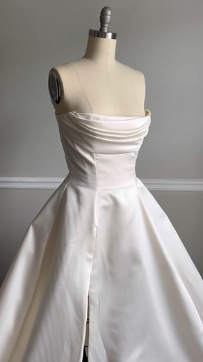 Jayda E. | Draping Instructor | Owner of @Jaellofficial on Instagram: "Here’s how I attached my drape to my garment! Attaching my drape this way allows my drape to remain in place while also still fitting the body well and looking professional on the inside of the garment! If you’re interested in learning more about draping dm me the word “drape” and I’ll send you detail on my draping program!"