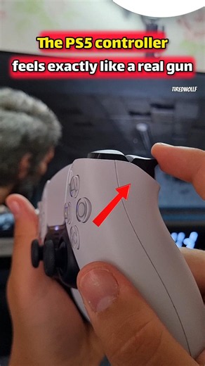 The PS5 Controller Feels Exactly Like a Real GUN! #ps5 #gaming