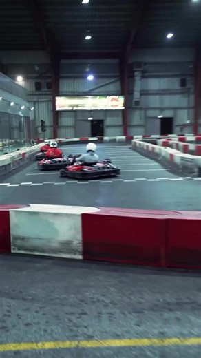 Less talking, more racing. 🛑🚦 Experience the adrenaline rush with fast karts and tight corners at the Dubai Kartdrome Indoor Circuit. We are open and tearing up the track until midnight! 🕛 Will your name be at the top of the leaderboard? Come prove it. 🏁 #DubaiKartdrome #Karting #dubainights #fyp #dubai