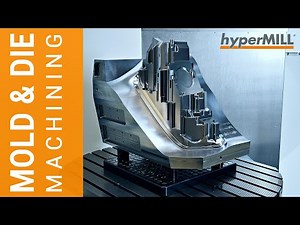 5 Axis Machining: Mold & Die Headlight Mold | DMG MORI | CAM-Software | hyperMILL