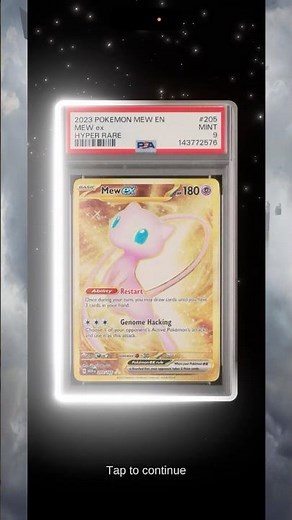 INSANE Pokémon 151 Gold Mew ex 205/165 Secret Rare PSA 9 Slab Pull On The Triumph Rips App!