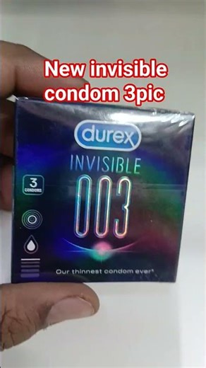 Durex new 003 invisible condom।। Extra thinnest।। #shortvideo #pharmcist #durex