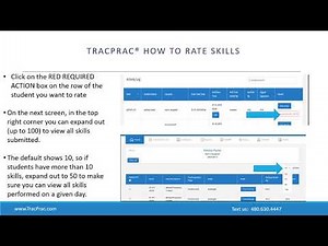 TracPrac How to Validate Skills activities