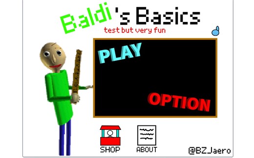 用scratch瞎搞出来的Baldi's basics（测试版）