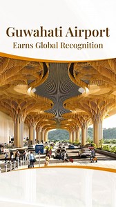 In Guwahati, Assam, the new airport terminal rises with a flowing roof and glass façade inspired by the Brahmaputra River. Designed as a modern gateway, it has already been recognised with the International Architectural Award 2025 for transport excellence by The Chicago Athenaeum and The European Centre. The vision was to create not just an airport but a symbol of India’s design strength on the global stage. #GuwahatiAirport #AssamArchitecture #IndianDesign #InternationalArchitecturalAward #Tra