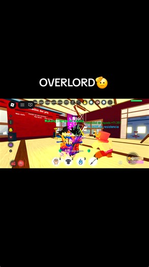 Class Overlord in Anime Fighting Simulator
