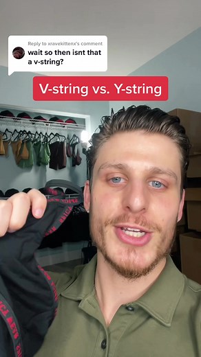 Replying to @xravekittenx 🧐🤔 Y-String vs. V-String. We worked on this design for over 6 months with multiple sample tests and fittings, and after our first drop went fast- they are now back in 3 New Exclusive colors! Let me know what you think and if you have any questions 🙌 #womensunderwear #womensclothingshop #gstring #microthong #underwear