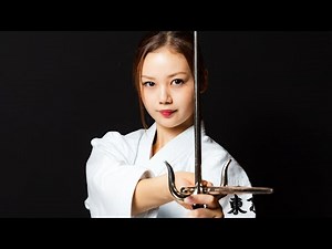 Let's study 【Sai】 of Kobudo with Karate Girl!