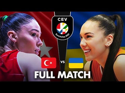 Turkiye 🇹🇷 vs Ukraine 🇺🇦 | Full Match | CEV EuroVolley 2021