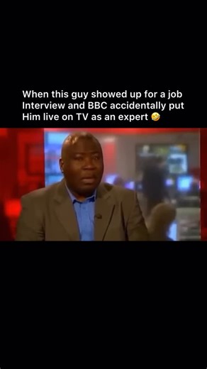 Daquan on Instagram: "Actually handled it well 🤣 One of the internet’s most famous live-TV moments happened in 2006 when BBC accidentally interviewed the wrong man on air. Job applicant Guy Goma was brought into a studio and mistakenly introduced as a tech expert, even though Guy had no idea what the topic was. Instead of panicking, he froze, nodded politely, and gave hesitant answers that somehow sounded convincing. The awkward confusion, the presenters’ delayed realization, and Goma’s calm re