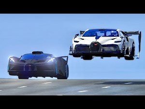 Bugatti Divo GTR vs Bugatti Bolide Carbon Edition - Drag Race 20 KM